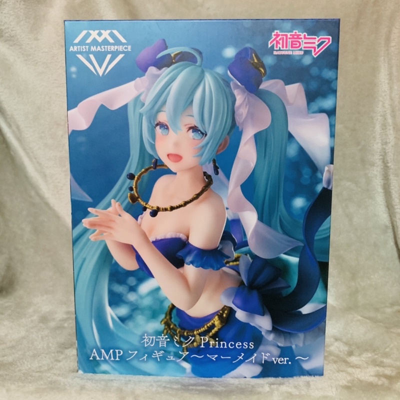 全新 代理版 Taito AMP 人魚姬 美人魚 初音 初音未來 貝殼 公仔