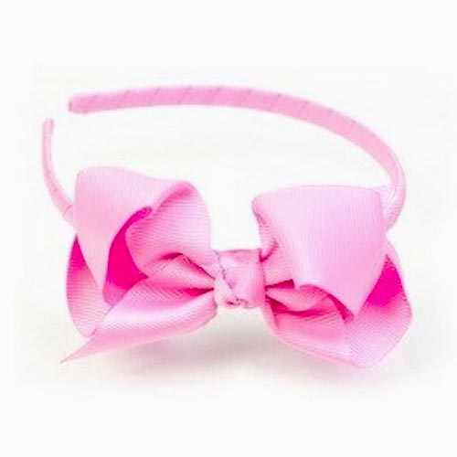 英國Ribbies 蝴蝶結髮圈-粉紅