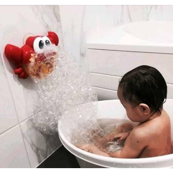 🇹🇼現貨🚀24H快速出貨🚀 螃蟹泡泡機🦀 兒童電動音樂洗澡吐泡器兒童寶寶浴室洗澡戲水玩具 寶寶創意泡泡沐浴伴侶