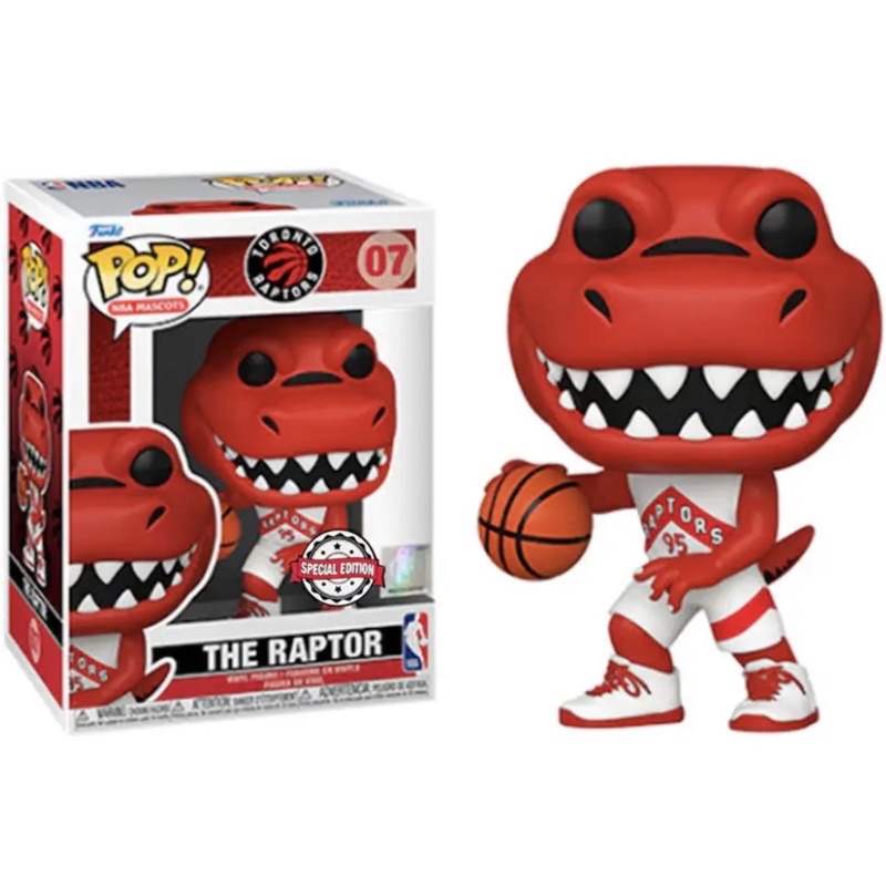 FUNKO POP 07 特別款 NBA Mascots 多倫多暴龍 TORONTO THE RAPTOR 限定版