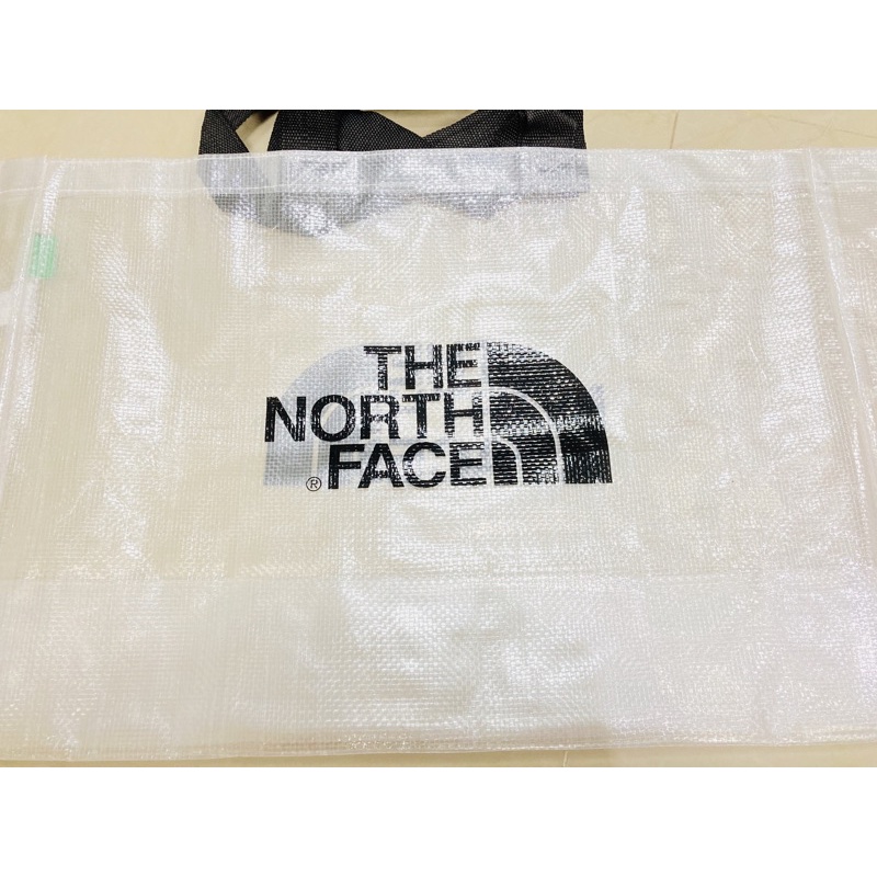 《現貨》韓國正版 北臉透明購物袋 24小時出貨 The North Face 寄貨袋 購物袋 透明袋 收納袋 防水袋
