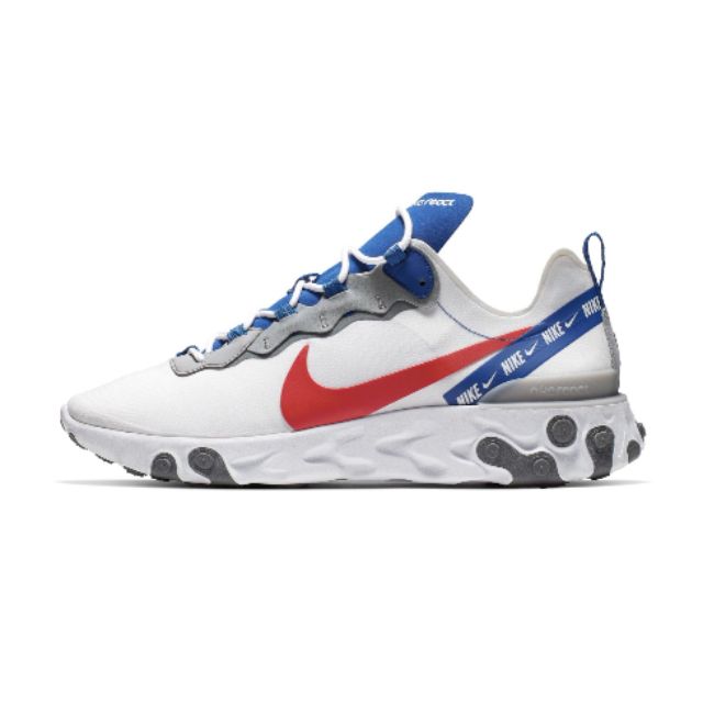 nike react element 55 red and white