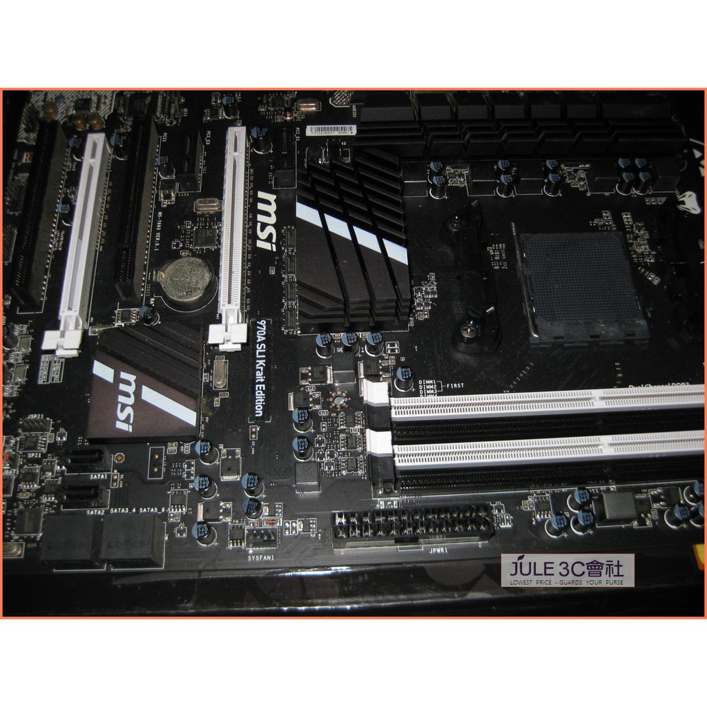 JULE 3C會社-微星MSI 970A SLI Krait Edition 蛇版/DDR3/軍規保內/AM3+ 主機板