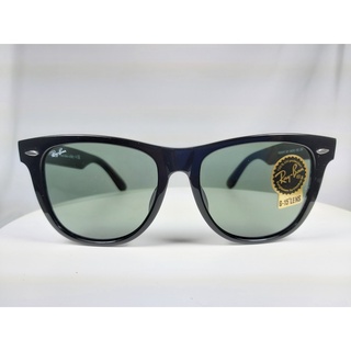 『逢甲眼鏡』Ray Ban雷朋 全新正品 太陽眼鏡 黑色膠框 墨綠鏡面 亞洲版【RB2140F-901/52】