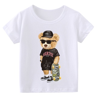 男女童t恤 BEAR SKATE T恤進口PREMIUM TEE 品牌進口男童女童衣服最新款當代上衣女童T恤