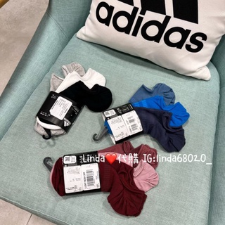 Linda❤️代購 Adidas 隱形襪 襪子 薄底 3 雙入 男女 襪子 DZ9414 HE4982 HE4983