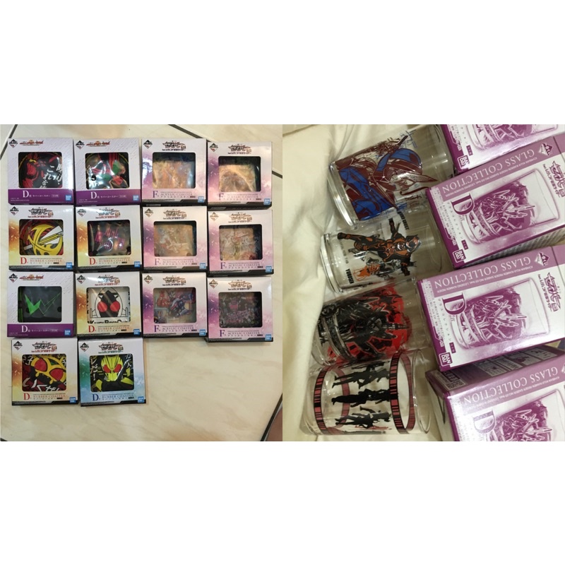 《聚模櫃》假面騎士 一番賞 F賞D賞 杯墊 畫板 假面騎士W ZERO 時王 龍騎 一號 REVICE 傳奇假面騎士