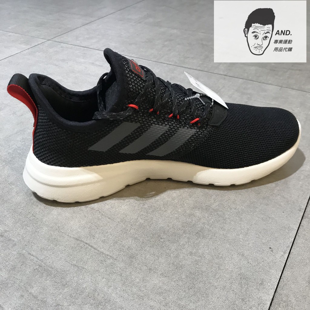 AND.】ADIDAS LITE RACER RBN 白底黑灰紅輕量慢跑襪套式勾針男款F36646 | 蝦皮購物