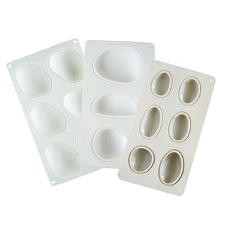 【美倫美】矽膠模 臺灣出貨 三款鵝卵石矽膠模 模具 烘焙矽膠模具 手工蠟燭模具 手工皂模具
