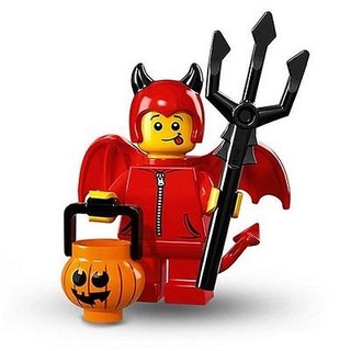 LEGO 樂高 71013 紅色 小惡魔 16代 4號 人偶 Minifigures 萬聖節 南瓜 紅色翅膀