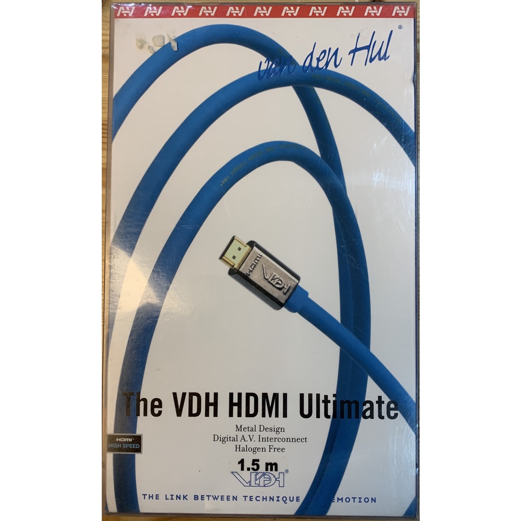 VDH Van Den Hul HDMI訊號線 Ultimate 4K 1.5m 高清晰度 全新未開盒 現貨 4折出清