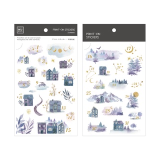 MU【Print-On Stickers轉印貼紙】No.164 | Rub-On Sticker
