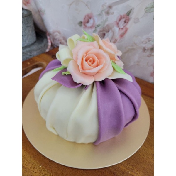 浪漫福袋玫瑰蛋糕／情人節蛋糕／生日蛋糕／母親節蛋糕
