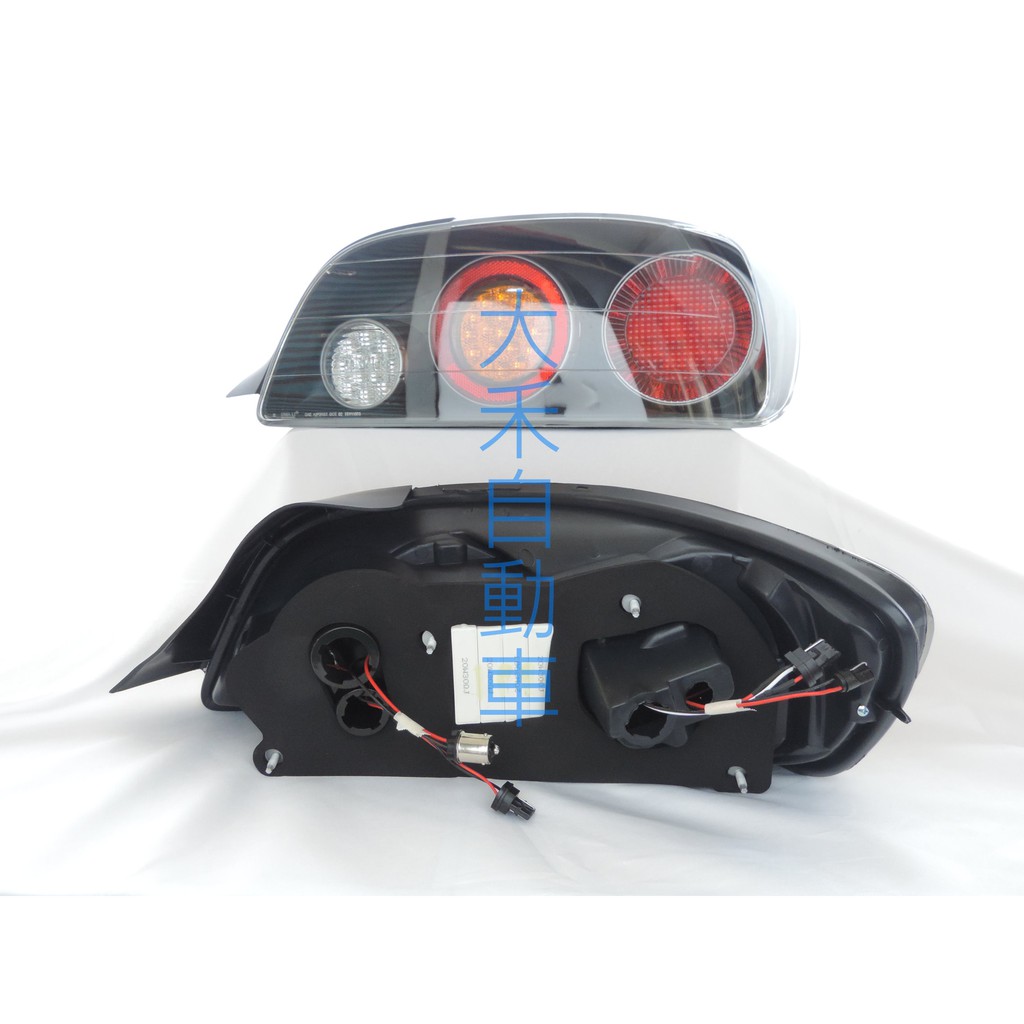 大禾自動車副廠led 黑底尾燈適用honda S00 前期99 03 Ap1 後期04 09 Ap2 蝦皮購物