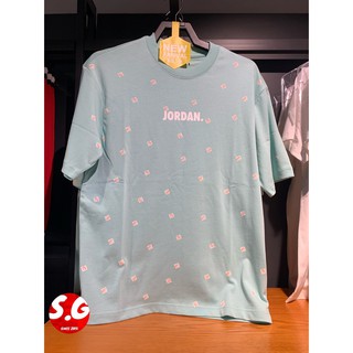 S.G NIKE JORDAN 滿版LOGO 短T TEE 淺綠 CZ5186-382 黑 CZ5186-010