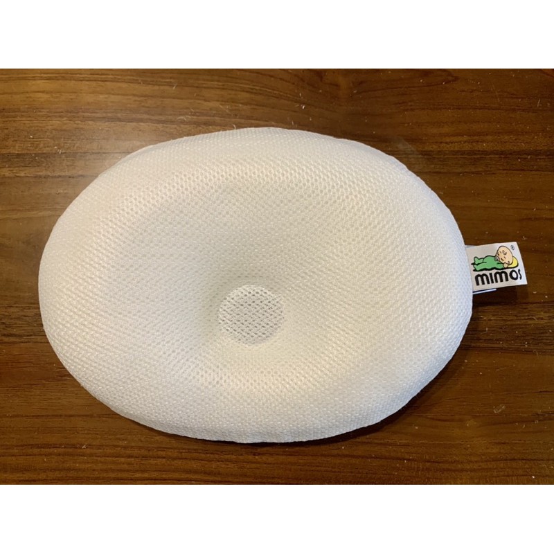 MIMOS 3D超透氣自然頭型嬰兒枕 【枕頭+枕套】XL 0-10個月適用 近全新