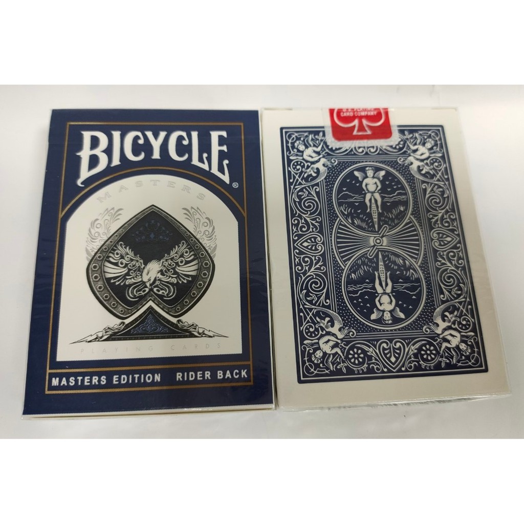 【USPCC 撲克】 撲克牌BICYCLE MASTER 大師版 藍 紅標 UV500-S103140
