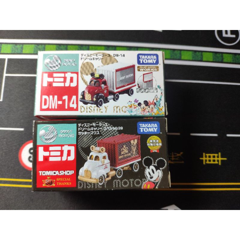 tomica 多美 tomy 絕版 dm-14 disney 迪士尼 米奇 米妮 貨櫃車