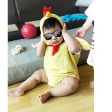 兒童攝影/寶寶寫真/小雞造型服/僅拍照穿一次