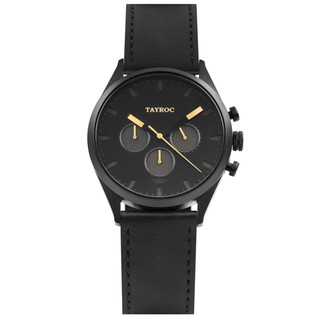 TAYROC - 英國設計師品牌手錶 / TXM014L 黑面 x 金色指針 x 黑色刻度