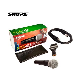 【現代樂器】原廠公司貨！SHURE PGA48-XLR 心形動圈式 麥克風 人聲收音 (附麥克風線)