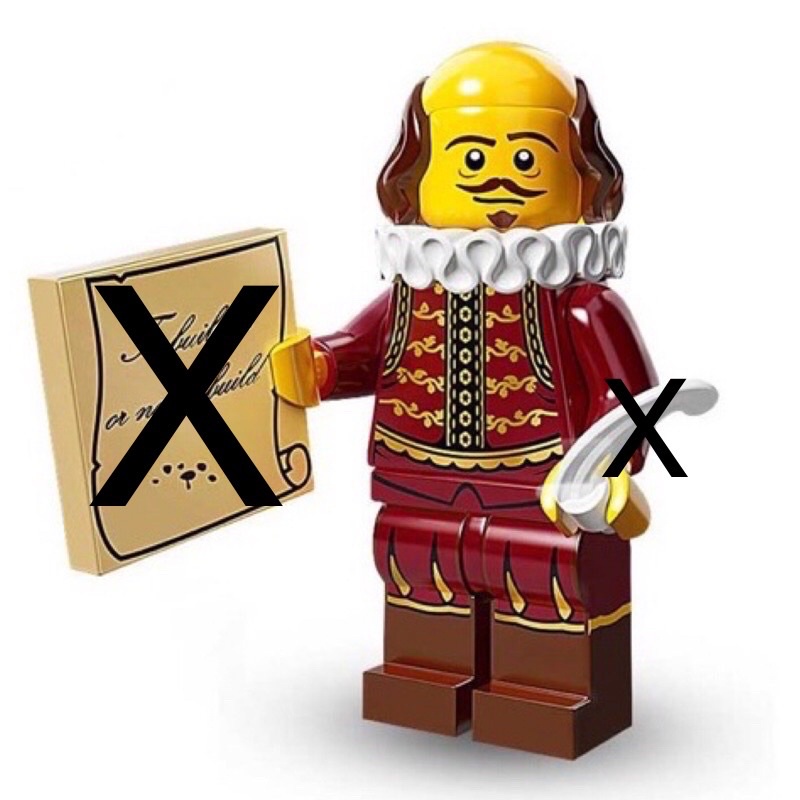 《安納金小站》 樂高 LEGO 71004 8號 莎士比亞 樂高大師 樂高玩電影 人偶包 抽抽樂 人偶
