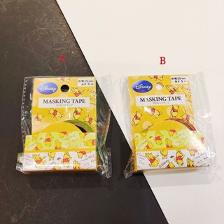 日本 迪士尼 紙膠帶 小熊維尼 MASKING TAPE 日版