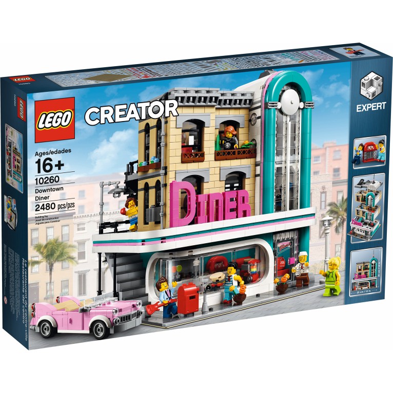 【亞當與麥斯】LEGO 10260 Downtown Diner*