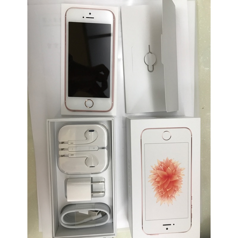 iPhone SE 16G 玫瑰金 105.3/31 保固中 送玻璃貼