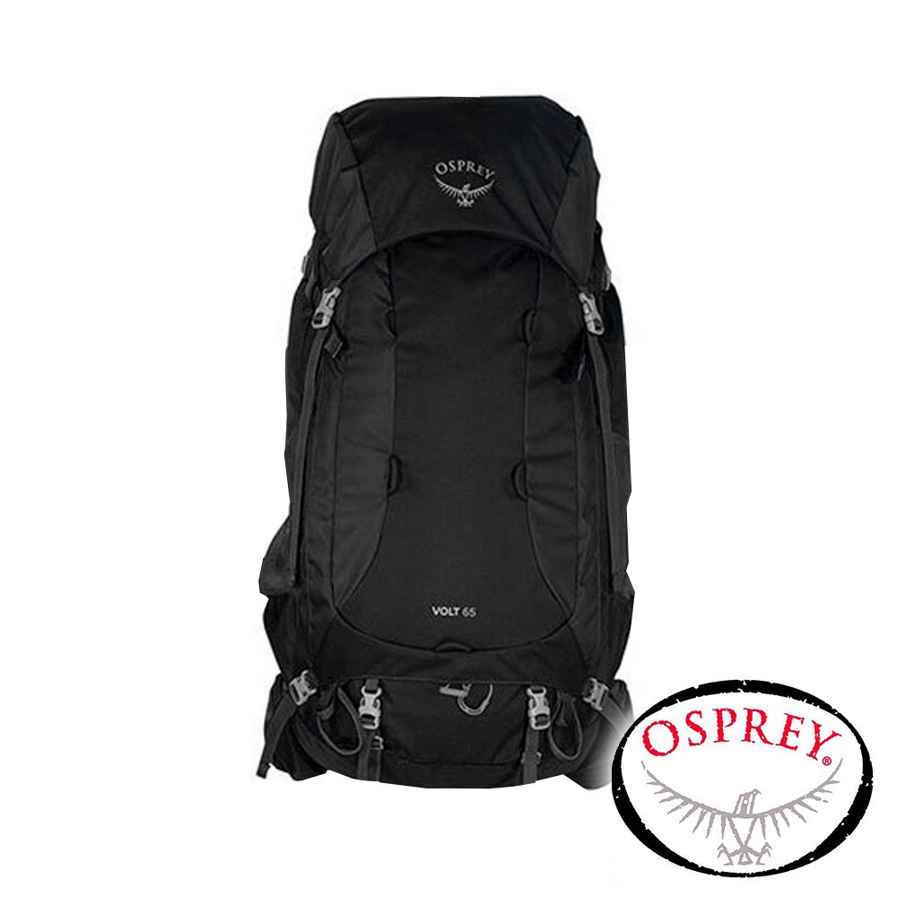 【美國 OSPREY】Volt 65透氣登山背包 65L 『曼巴黑』10003586