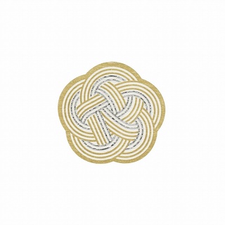 ☆╮Jessice 雜貨小鋪╭☆日本進口 日式 水引 梅花結 銀 造型 和風 禮品 貼紙 2.9X3cm 32枚$80