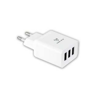 動力公牛UTA-88歐洲全攻略(歐規大/小圓)3USB充電器3.1A贈歐規小圓轉大圓接頭國際電壓智慧分流 現貨 廠商直送
