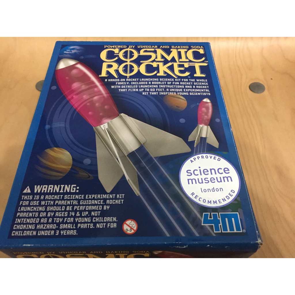 科學探索－準備發射飛彈 Cosmic Rocket**科學實驗玩具*氣動式火箭組