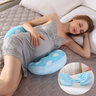 孕婦枕頭護腰側睡枕蝶形枕墊枕睡覺抱枕託腹側臥墊靠枕半圓枕
