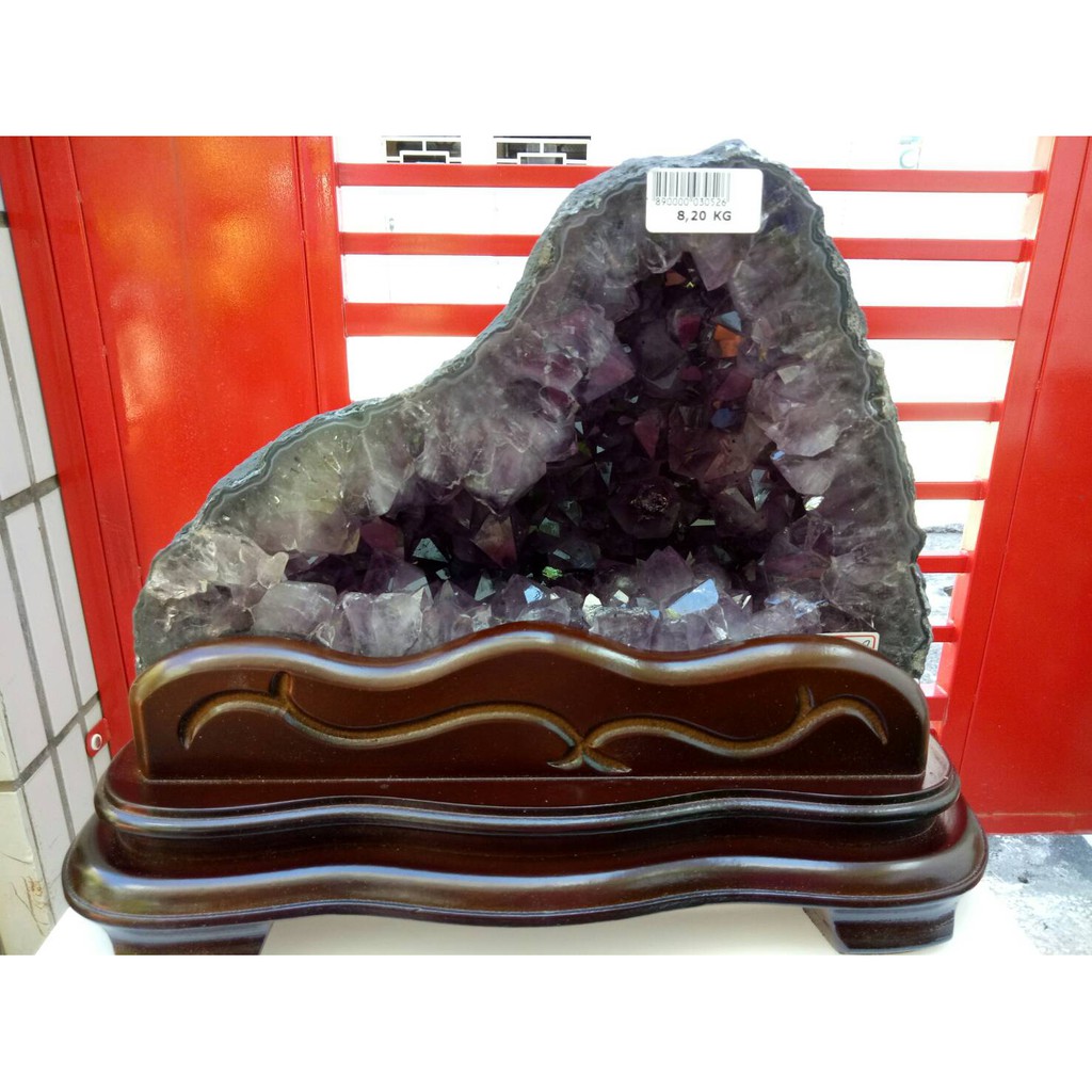 紫水晶洞/小水型+金型/色紫/適合放辦公桌8.2kg(特惠價/不議價商品)