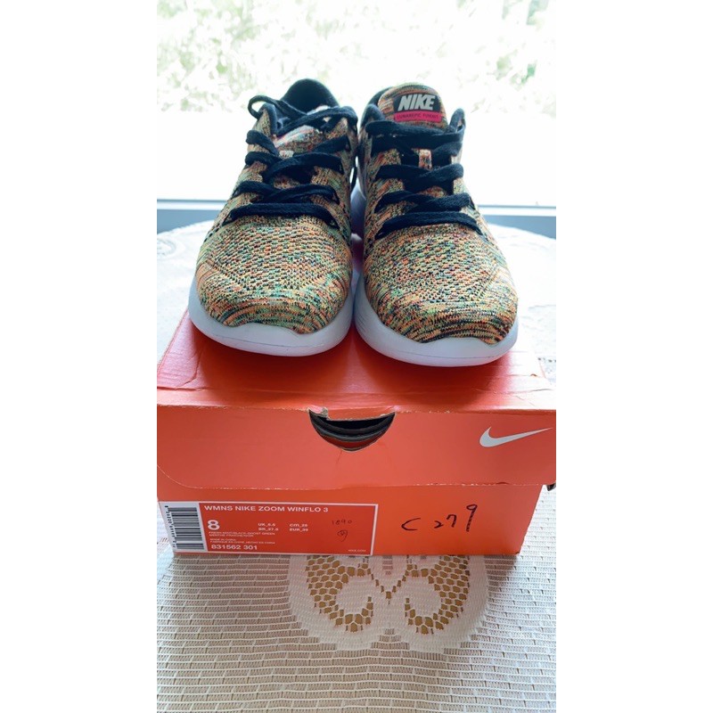 全新正品Nike 843764-004 Lunarepic low flyknit 彩虹織鞋HTM配色