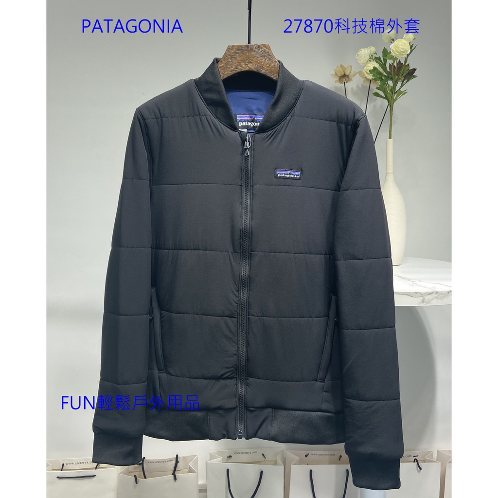 美國第一品牌PATAGONIA男款科技棉外套防水透氣防汙加工面料輕盈保暖可取代羽絨外套保證真品27870(現貨)