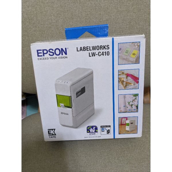 【二手】EPSON標籤機 LW C410 贈2全新原廠標籤帶