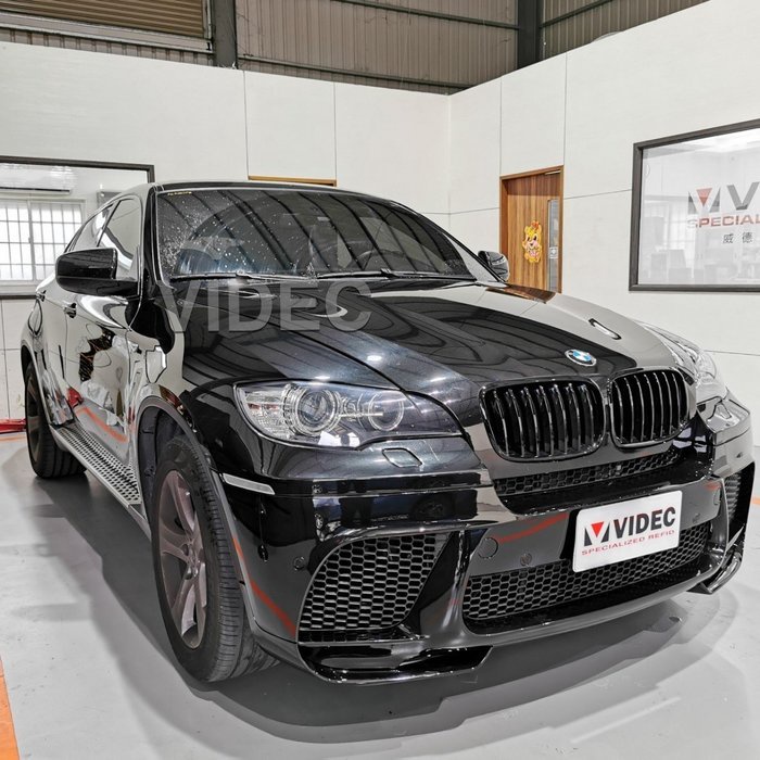 威德汽車精品 BMW E71 X6 改X6M P款 前保桿 前大包 塑膠材質含配件