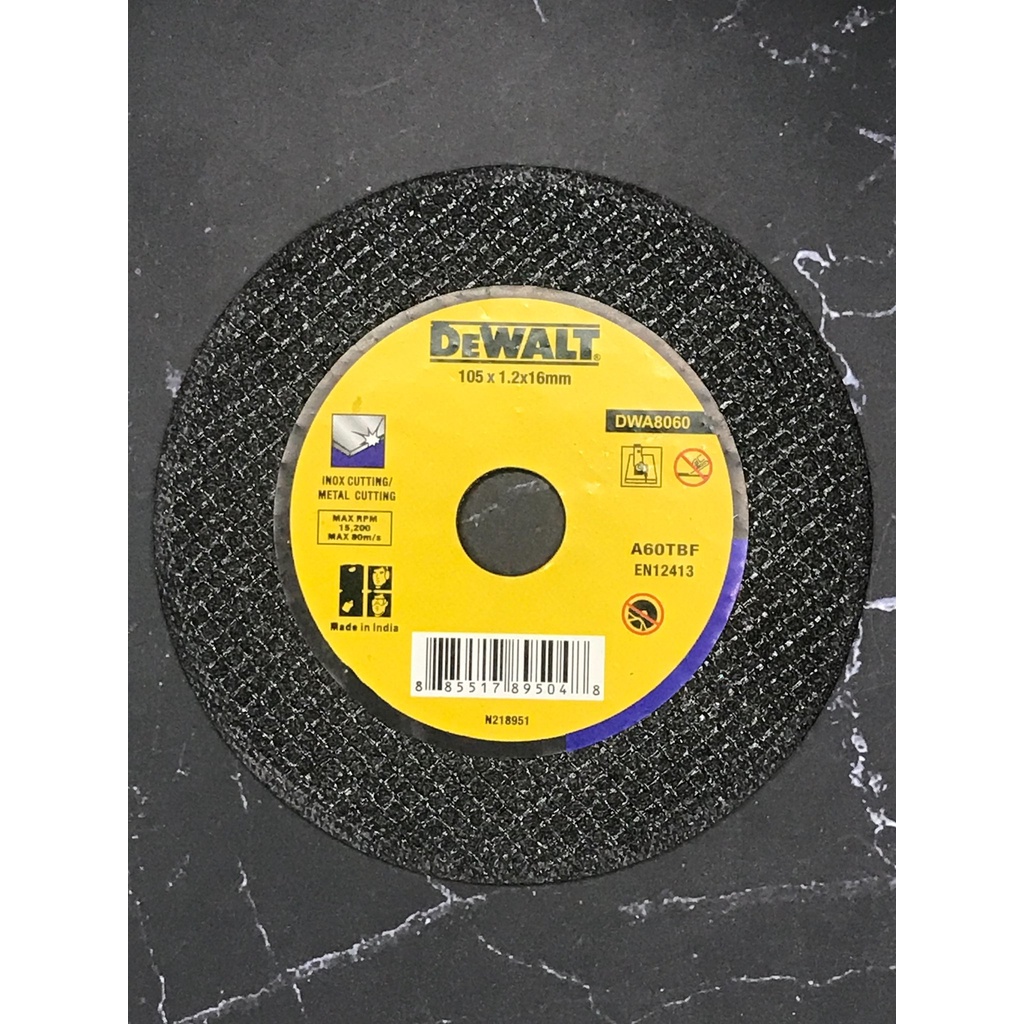 得偉 DEWALT 砂輪片 105x1.2x16mm不鏽鋼切斷砂輪片