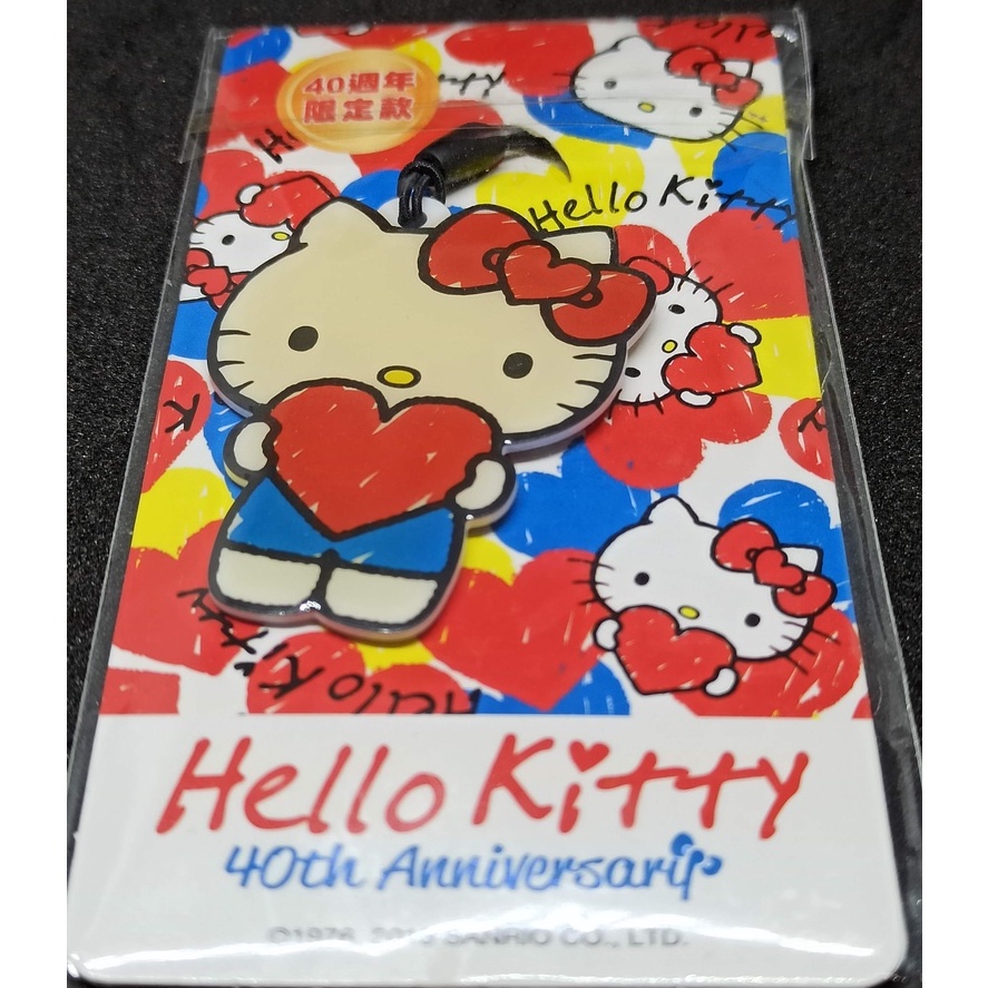 凱蒂貓 40TH 紀念 人形 愛心 悠遊卡 HELLOＫＩＴＴＹ 造型悠遊卡