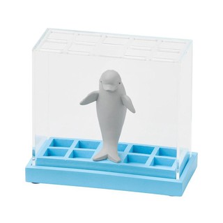 LL SETO CRAFT 白鯨筆筒／日本直送 水族館系列 擬真動物 獨特透明設計款筆筒 【幸福雜貨】