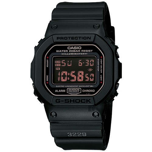 CASIO 卡西歐 G-SHOCK 軍事經典腕錶 (DW-5600MS-1HDR)