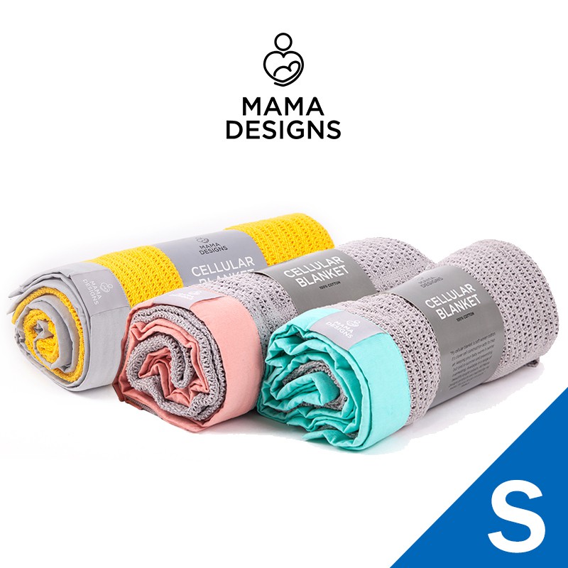 Mama Designs 英國透氣洞洞毯 S號 彌月禮 空調被 哺乳巾 冷氣毯 嬰兒毯【官方免運快速出貨】