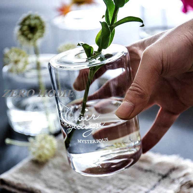 Zero Home 舍里北歐風簡約英文透明玻璃花瓶干花插花器擺件香薰瓶植物花瓶 超取請聊聊我 預購 蝦皮購物