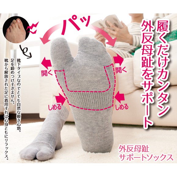 🇯🇵日本直送✈️現貨❗️日本製 Dr.PRO 專業 拇指外翻 專用襪 拇指外翻襪 拇趾 抗菌防臭 一雙入