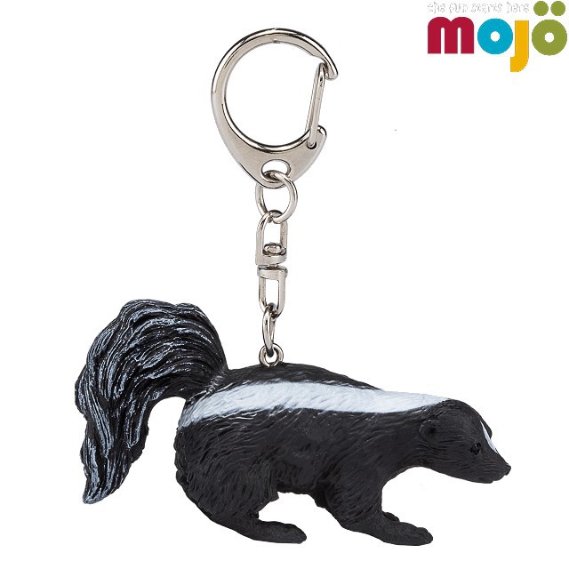 Mojo Fun動物模型-臭鼬鑰匙圈
