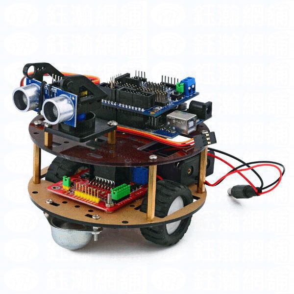 【鈺瀚網舖】《獨家PS2遙控實驗》UNO R3 自走車/智能小車/機器人 專題製作套件 for Arduino