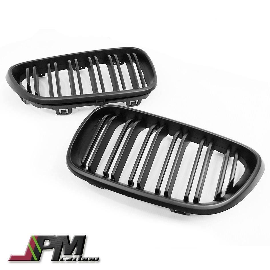 JPM carbon 全新 BMW F22 2系列 M LOOK 霧黑 雙線Grille 水箱罩 大鼻頭 水箱護罩