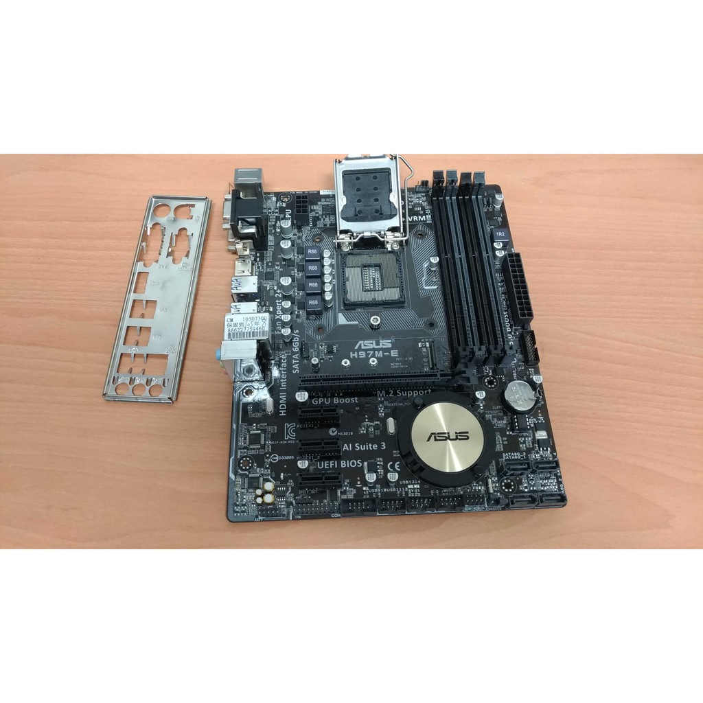 ASUS 華碩LGA1150 H97M-E MATX 主機板 H97 M2